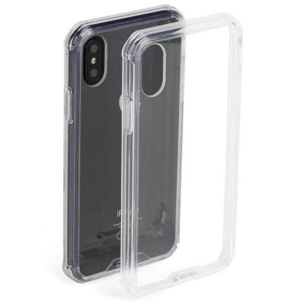 Krusell Kivik Pro Cover - Case pour iPhone X (transparent)