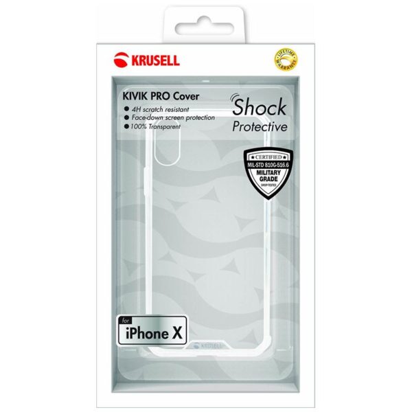 Krusell Kivik Pro Cover - Case pour iPhone X (transparent) – Image 4