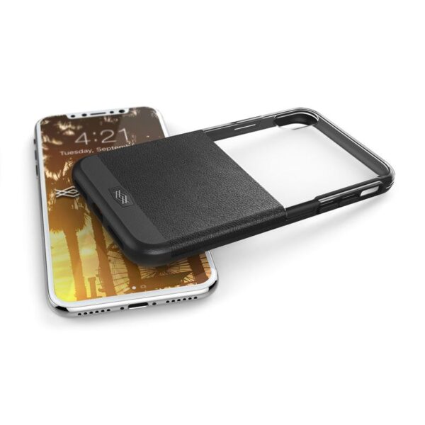 X-Doria Dash - Case pour iPhone X (cuir noir) – Image 3
