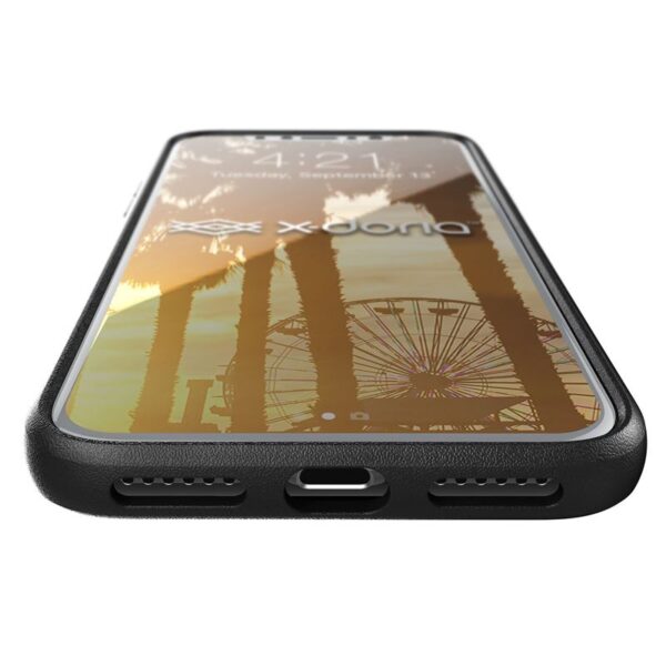 X-Doria Dash - Case pour iPhone X (cuir noir) – Image 4