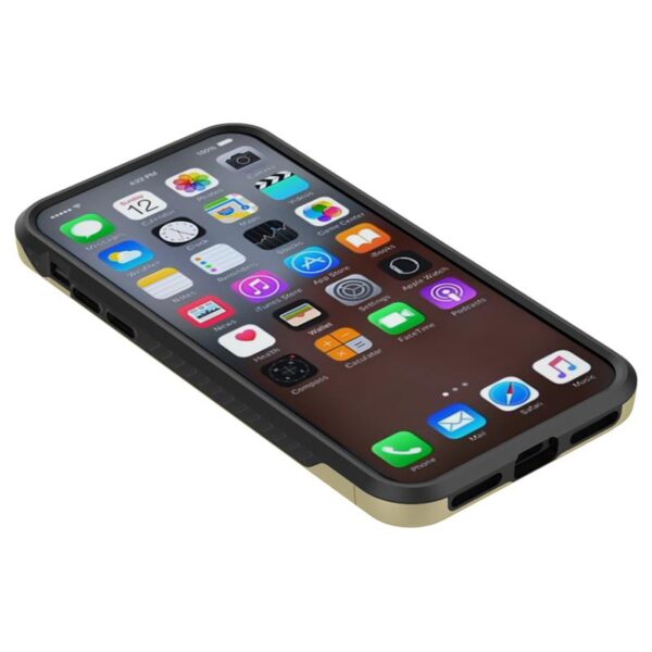 Couverture hybride de Diamond Zizo Star pour iPhone X (or / noir) – Image 5