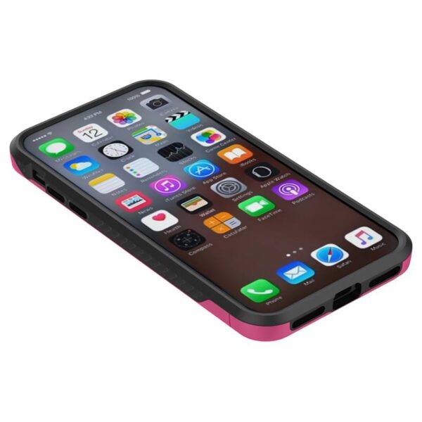 Couverture hybride de Diamond Zizo Star pour iPhone X (rose / noir) – Image 5