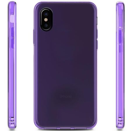 Couverture de Zizo TPU pour iPhone X (violet)